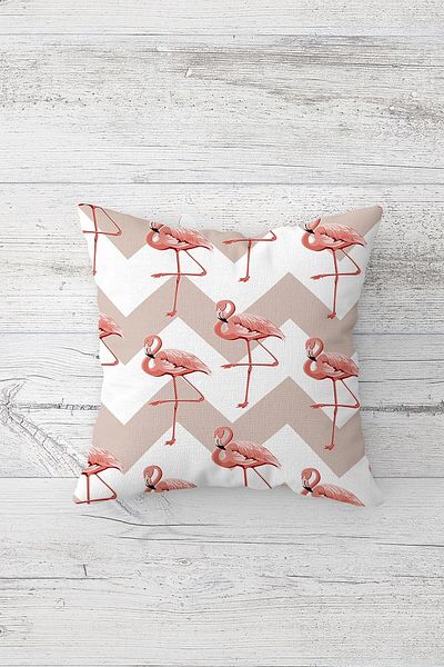 linazaitun One Side Printed Hidden Zipper Washable Stain Resistant Decorative Throw Pillow Cover Pillow Case