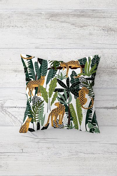 linazaitun One Side Printed Hidden Zipper Decorative Pillowcase Throw Pillow Case Seat Pillowcase