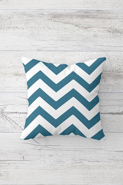 linazaitun One Side Printed Hidden Zipper Washable Stain Resistant Decorative Throw Pillow Cover Pillow Case