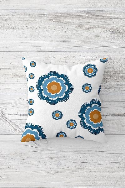 linazaitun One Side Printed Hidden Zipper Washable Stain Resistant Decorative Throw Pillow Cover Pillow Case