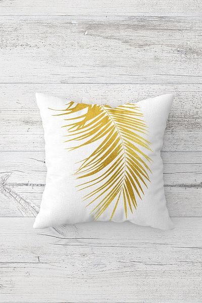 linazaitun One Side Printed Hidden Zipper Washable Stain Resistant Decorative Throw Pillow Cover Pillow Case