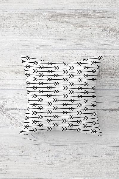 linazaitun One Side Printed Hidden Zipper Washable Stain Resistant Decorative Throw Pillow Cover Pillow Case