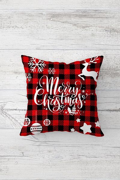 linazaitun One Side Printed Hidden Zipper Washable Stain Resistant Decorative Throw Pillow Cover Pillow Case