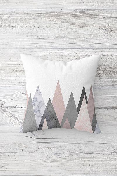 linazaitun One Side Printed Hidden Zipper Decorative Pillowcase Throw Pillow Case Seat Pillowcase
