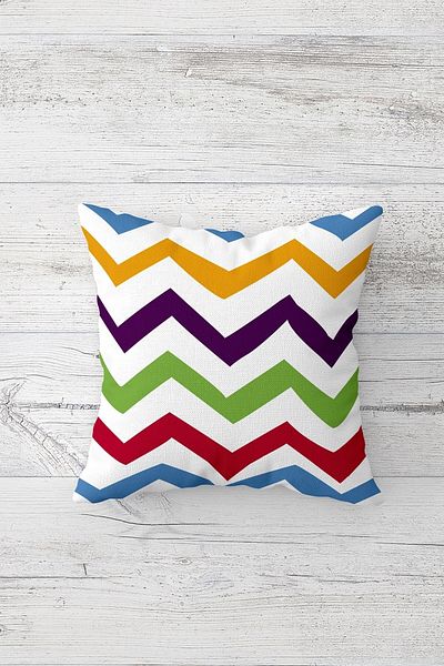 linazaitun One Side Printed Hidden Zipper Washable Stain Resistant Decorative Throw Pillow Cover Pillow Case