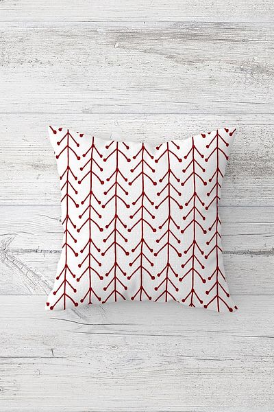 linazaitun One Side Printed Hidden Zipper Washable Stain Resistant Decorative Throw Pillow Cover Pillow Case