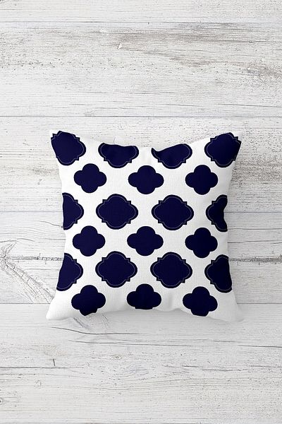Lina One Side Printed Hidden Zipper Decorative Pillowcase Throw Pillow Case Seat Pillowcase