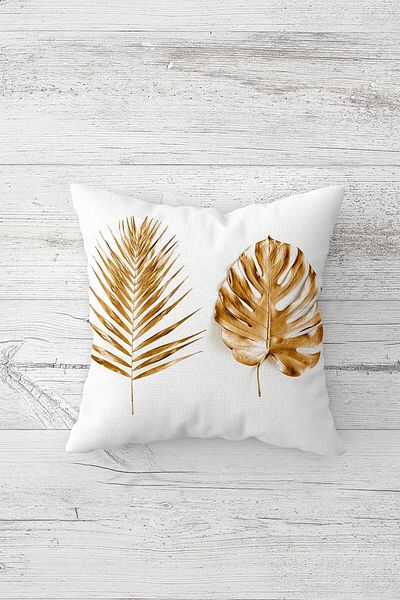 linazaitun One Side Printed Hidden Zipper Decorative Pillowcase Throw Pillow Case Seat Pillowcase