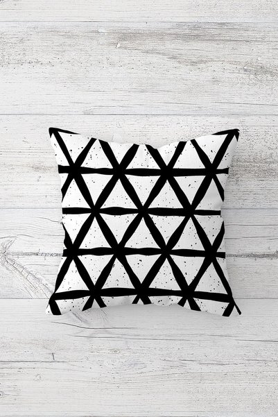 linazaitun One Side Printed Hidden Zipper Washable Stain Resistant Decorative...