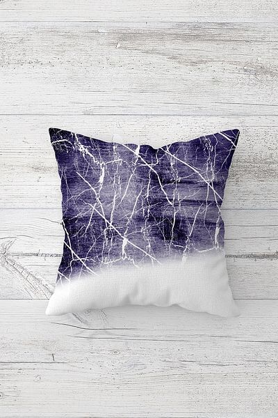 linazaitun One Side Printed Hidden Zipper Washable Stain Resistant Decorative Throw Pillow Cover Pillow Case