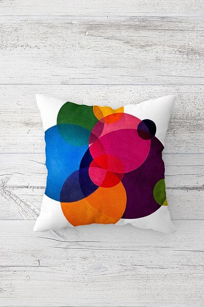 linazaitun One Side Printed Hidden Zipper Washable Stain Resistant Decorative Throw Pillow Cover Pillow Case