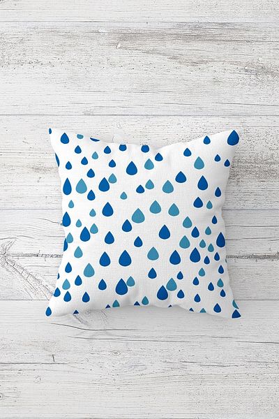 linazaitun One Side Printed Hidden Zipper Washable Stain Resistant Decorative Throw Pillow Cover Pillow Case