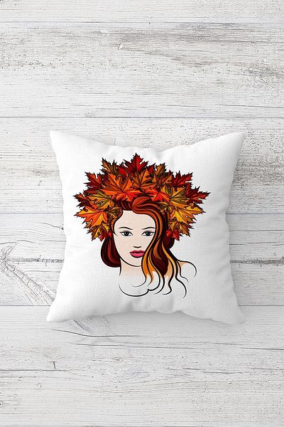 linazaitun One Side Printed Hidden Zipper Washable Stain Resistant Decorative Throw Pillow Cover Pillow Case