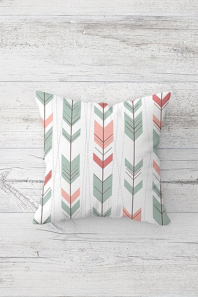 linazaitun One Side Printed Hidden Zipper Washable Stain Resistant Decorative Throw Pillow Cover Pillow Case