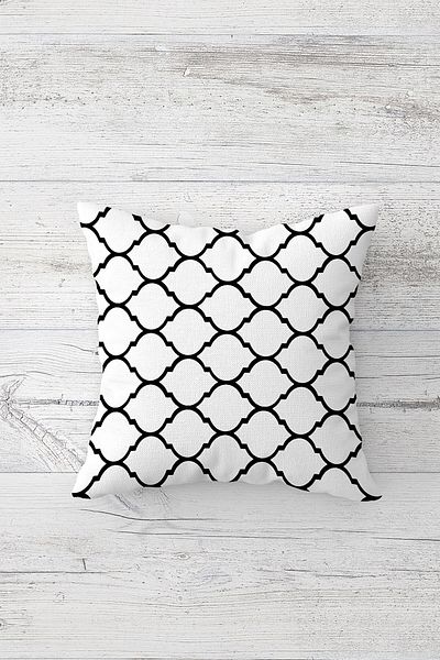 linazaitun One Side Printed Hidden Zipper Washable Stain Resistant Decorative Throw Pillow Cover Pillow Case