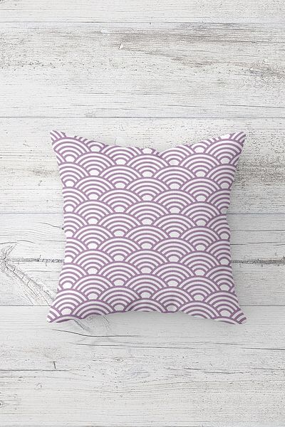 linazaitun One Side Printed Hidden Zipper Washable Stain Resistant Decorative Throw Pillow Cover Pillow Case