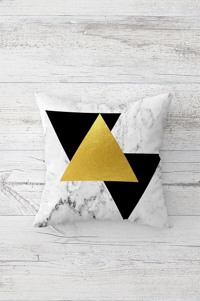 linazaitun One Side Printed Hidden Zipper Washable Stain Resistant Decorative Throw Pillow Cover Pillow Case