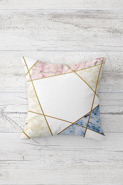 linazaitun One Side Printed Hidden Zipper Washable Stain Resistant Decorative Throw Pillow Cover Pillow Case