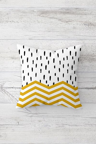 linazaitun One Side Printed Hidden Zipper Decorative Pillowcase Throw Pillow Case Seat Pillowcase