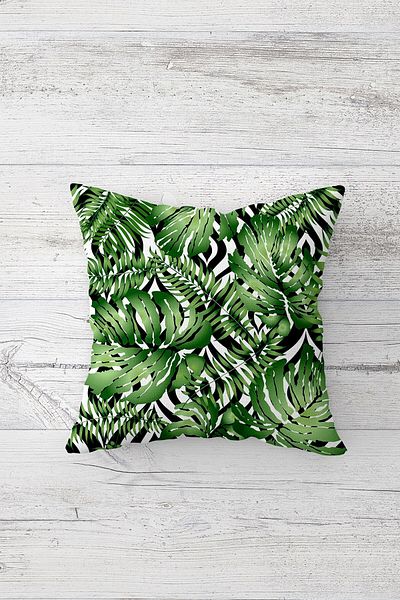linazaitun One Side Printed Hidden Zipper Decorative Pillowcase Throw Pillow Case Seat Pillowcase