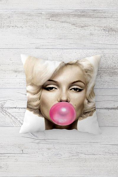 linazaitun One Side Printed Hidden Zipper Decorative Pillowcase Throw Pillow Case Seat Pillowcase