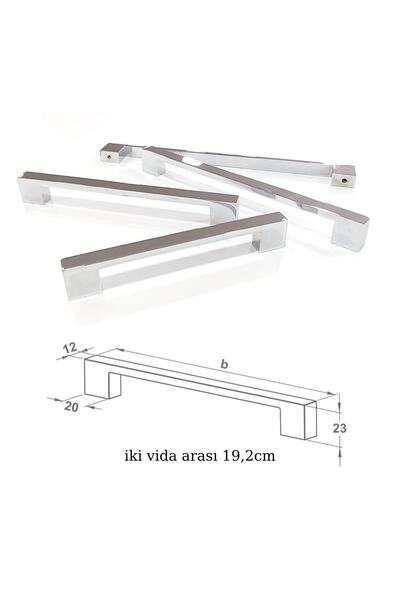 ARON (2 ADET) Sofuoğlu Yakut12mm Kulp Krom Parlak Mutfak Dolap Kapak Çekmece ...