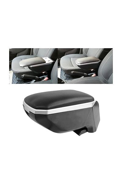 Adıfeks Sliding Car Armrest Luxury Black Universal Car Armrest Suitable for All Vehicles