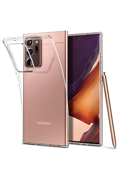 Canpay Samsung Galaxy Note 20 Uyumlu Kılıf Case, Soft, Transparent, Şeffaf Ul...