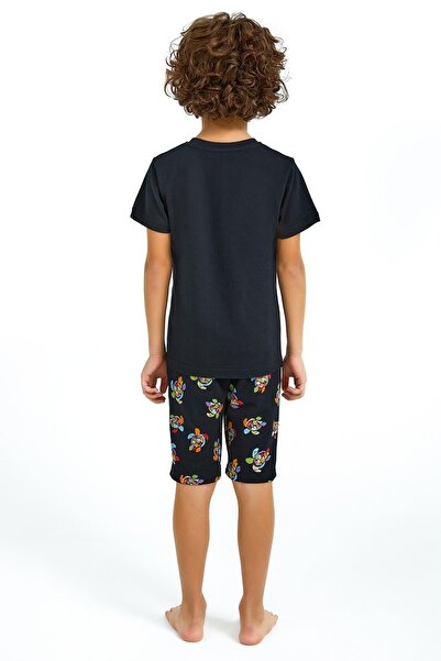 Ligossi Aile Konsept Baba Oğul Şortlu Pijama Takımı Arnetta