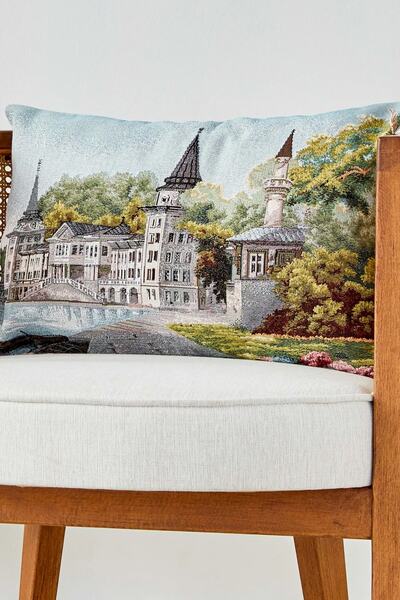 Karaca Home Богазичі Беж Наповнена подушка 32x50 см