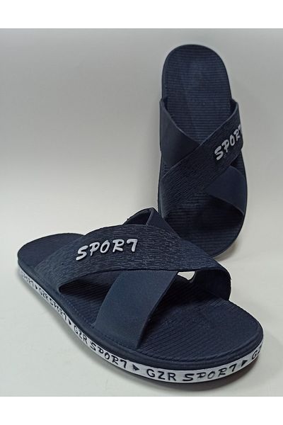 GEZER Navy Blue Unisex Αντιολισθητική Πλαστική Πισίνα Παραλία Μπαλκόνι Βεράντα Κήπος Σπίτι και Παντόφλες δρόμου