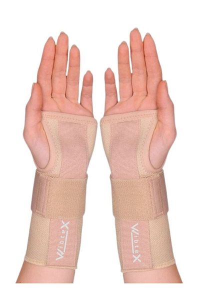 WibteX Hand Wrist Splint Non-Sized Left Hand Splint (CREAM COLOR)