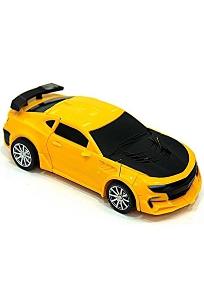 CAN OYUNCAK Robota Dönüşen Sarı Araba Robot Olan Oyuncak Araba