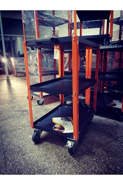 MOTOMACSAN Servis Arabası 3 Raflı - Service Trolleys