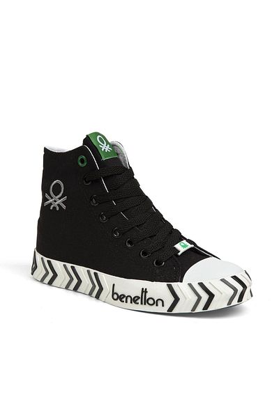 Benetton ® |   Bn-30625-3374 Μαύρο - Γυναικεία Αθλητικά Παπούτσια