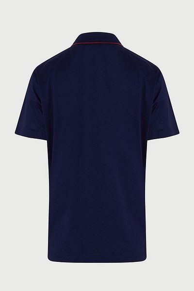 Hatemoğlu Μπλουζάκι πόλο με κανονική εφαρμογή Navy Blue 100% βαμβακερό μπλουζάκι