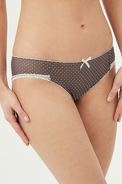 Koton Γυναικείο εσώρουχο με γκρι σχέδιο 7YLK31899AK