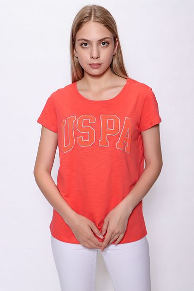 U.S. Polo Assn. Tricou cu decolteu rotund cu imprimeu Uspa