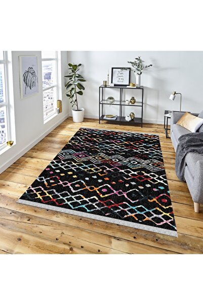 DECOSER HALI Kilim Yıkanabilir Modern Desen Kaymaz Taban Salon Koridor Mutfak...