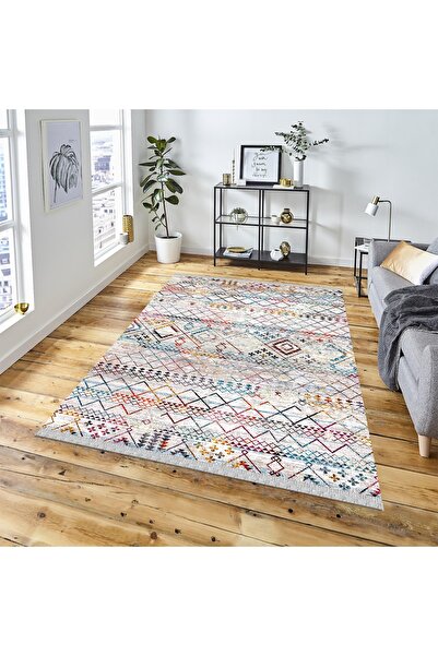 DECOSER HALI Kilim Yıkanabilir Modern Desen Kaymaz Taban Salon Koridor Mutfak...