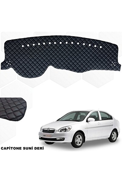 Point Accent Era Uyumlu Ön Göğüs Halısı Suni Deri 1. Kalite Siyah