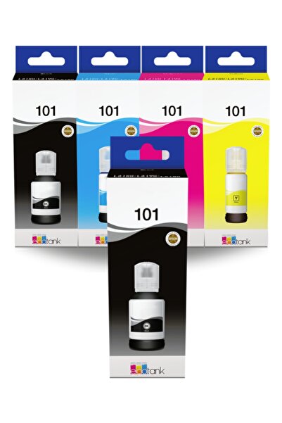 EPSON Ep101 4260/6160/6170/4160/6190 Uyumlu 5li Mürekkep Seti E101-416053-bk