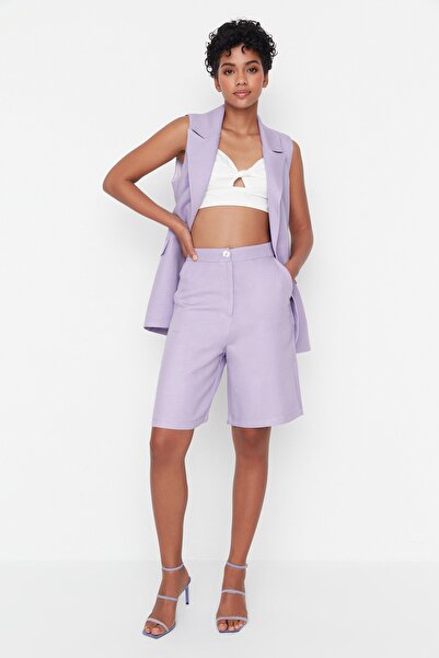 Trendyol Collection Lilac Woven Shorts TWOSS22SR00154