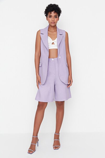 Trendyol Collection Lilac Woven Shorts TWOSS22SR00154