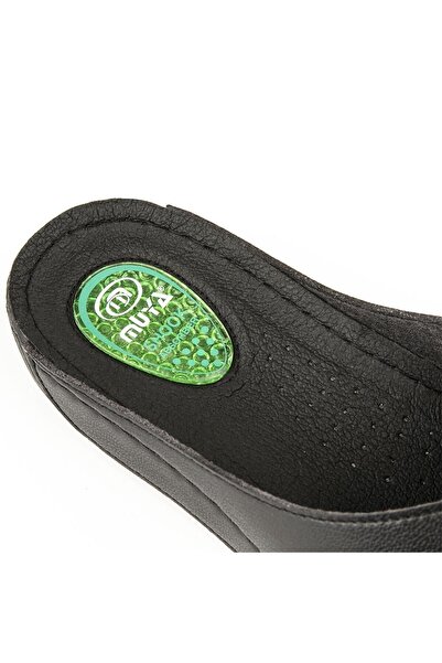 Muya Cyrus 31124-001 Heel Gel Ανατομική Σόλα Γυναικείες Παντόφλες Μαύρες 36-42