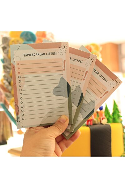 akcepazar 50 Sheets to Do List - Three Pieces to Do