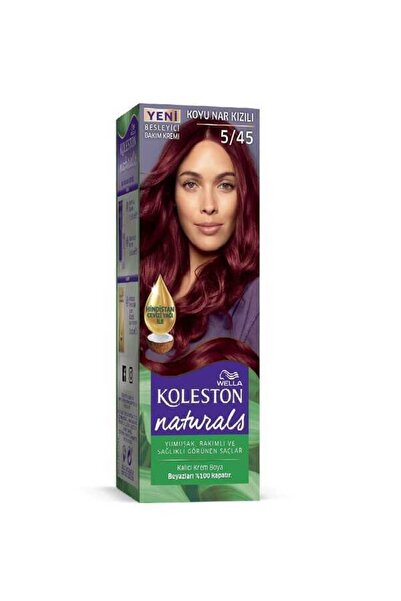 Wella Koleston Naturals 5/45 Koyu Nar Kızılı