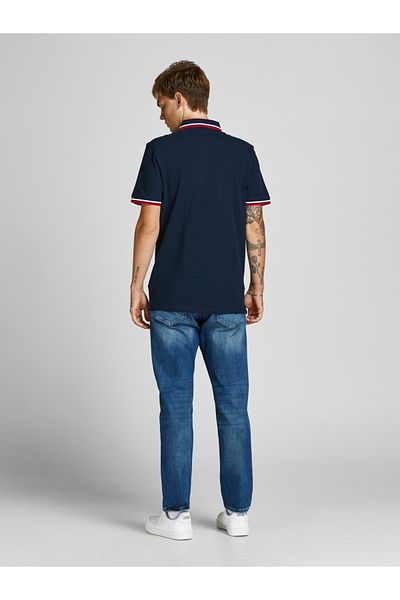 Jack & Jones JACK&JONES Herren Poloshirts, 2er Pack - JJEPAULOS POLO 2PK, Kurzarm, einfarbig, Baumwolle