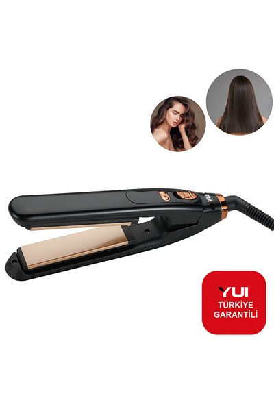 Yui Kb2006 Ceramic Plate Led Display Mini Hair Straightener Styling Tongs