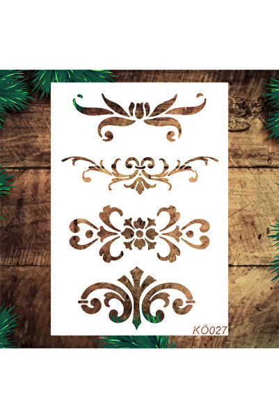 STENCİLTASARIM Stencil Tasarım Kö027- Dekoratif Duvar, Fayans Ve Eşya Boyama ...